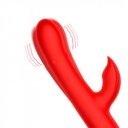 Vibrator RED Divya Vibration, Up&Down Ring Beads, USB, Silicon, 22 cm 8436583799246 Multifunkciós