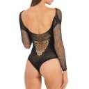 Body Shiny Star, Negru, S/M 5000128056588 Body