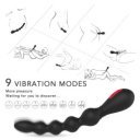 Viny Anal Balls 9 Vibration Modes Black USB Silicon 5000128012638 ( 6427885018090) Anál