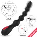 Viny Anal Balls 9 Vibration Modes Black USB Silicon 5000128012638 ( 6427885018090) Anál