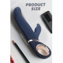 Vibrator Rabbit Dolphy 13 Vibration Modes Boost Mode USB Silicon Dark Blue 23 Cm 5000128036832 Multifunkciós