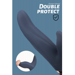 Vibrator Rabbit Dolphy 13 Vibration Modes Boost Mode USB Silicon Dark Blue 23 Cm 5000128036832 Multifunkciós