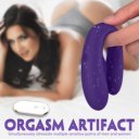 Vibrator Torque Luella Remote Control 9 Vibration Modes Silicon Purple USB Multifunkciós