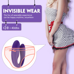 Vibrator Torque Luella Remote Control 9 Vibration Modes Silicon Purple USB Multifunkciós