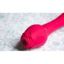 Petaly Stimulator Dual Vibrator 10 Vibration Modes + 5 Modes Licking Silicon USB Red 6427885003393 Multifunkciós