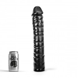 Dildo All Black PVC Black 38 Cm  5420044205646 Dildo Dildo