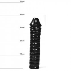 Dildo All Black PVC Black 38 Cm  5420044205646 Dildo