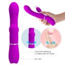 Pretty Love Rabbit Vibrator, 12+4 Stimulating Modes, Silicone, USB, Purple, 20.8 cm  6959532333961 Multifunkciós