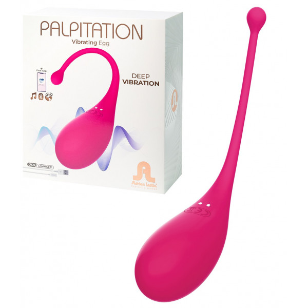 Or Vibrator Palpitation Bluetooth Control Silicon USB Pink Free APP 8433345407913 Multifunkciós