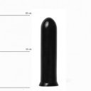 Dildo All Black PVC Black 19 Cm  5420044200481 Anál
