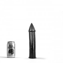Dildo Pointed Tip All Black 24 Cm  5420044200498 Dildo
