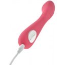 G-spot Slim Vibrator 12 Modes + USB Heating Red Silicon 20.5 Cm 5000128020411 Multifunkciós