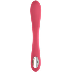 G-spot Slim Vibrator 12 Modes + USB Heating Red Silicon 20.5 Cm 5000128020411 Multifunkciós Multifunkciós