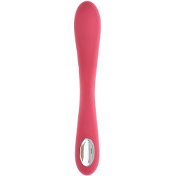 G-spot Slim Vibrator 12 Modes + USB Heating Red Silicon 20.5 Cm 5000128020411 Multifunkciós Multifunkciós