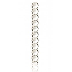 Multi Beads Dildo, Premium Glass, Transparent, 21 cm,Glass Series 6427885002549 Üvegből Segédeszközök