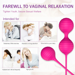 Set Bile Vaginal Kegel Prima Pink Silicon 5000128012621 Gésagolyók