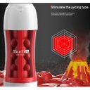 Volcano Galaku piros színű  melegedő maszturbáló  20 vibraciós móddal  USB töltővel 6971362302238 Művaginák