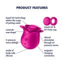 Pro 2 Modern Blossom Clitoris Stimulator, 11 Suction Speeds, Silicone, USB, Pink  4061504065861 Multifunkciós