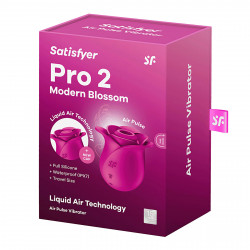 Pro 2 Modern Blossom Clitoris Stimulator, 11 Suction Speeds, Silicone, USB, Pink  4061504065861 Multifunkciós