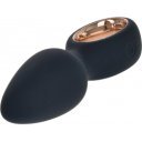 Mason Anal Plug, 10 Vibration Modes, Silicone, USB, Dark Blue, 11.5 cm Backdoor Pleasure 6427885000507 Multifunkciós