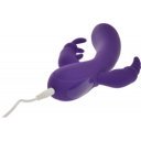 Triple Power Vibrator 10 Vibration Modes Silicon USB Purple 22.5 Cm  6427885000750 Multifunkciós