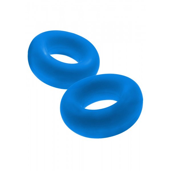 Set of 2 Stiffy Blue Hunkyjunk Rings  840215121080 Gyűrűk