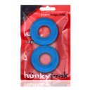 Set of 2 Stiffy Blue Hunkyjunk Rings  840215121080 Gyűrűk