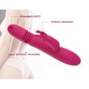 Seth Vibrating&Thrusting Vibrator, Silicone, USB, Pink, 21 cm 6427885000262 Multifunkciós