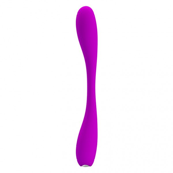 Bendable Pretty Love Yedda Vibrator, 12 Vibration Modes, Silicone, USB, Purple, 17.1 cm Multifunkciós