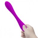 Bendable Pretty Love Yedda Vibrator, 12 Vibration Modes, Silicone, USB, Purple, 17.1 cm Multifunkciós