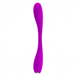 Bendable Pretty Love Yedda Vibrator, 12 Vibration Modes, Silicone, USB, Purple, 17.1 cm Multifunkciós Multifunkciós