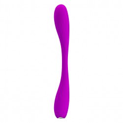 Bendable Pretty Love Yedda Vibrator, 12 Vibration Modes, Silicone, USB, Purple, 17.1 cm Multifunkciós Multifunkciós