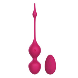 Grace Vaginal Balls, Remote Control, 10 Vibration Modes+3 Speeds, Liquid Silicone, USB, Pink 5000128040112 Vibrációs tojások Segédeszközök