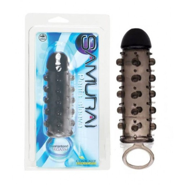 Super Soft Samurai Penis Sleeve With Black Ring   4892503084665 Pénisz feltétek