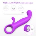 Vibrator Yaris 9 Vibration Modes Silicon USB Mov 15.9 Cm  5000128026468 Multifunkciós