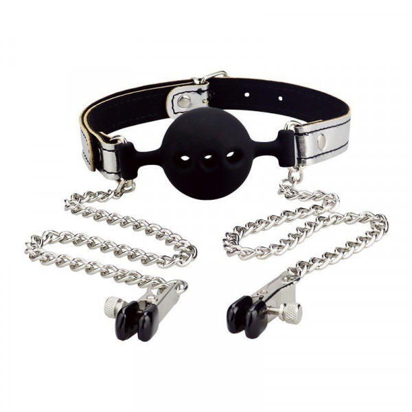 Silicone Callus With Nipple Clips 6970260906098 Fetish