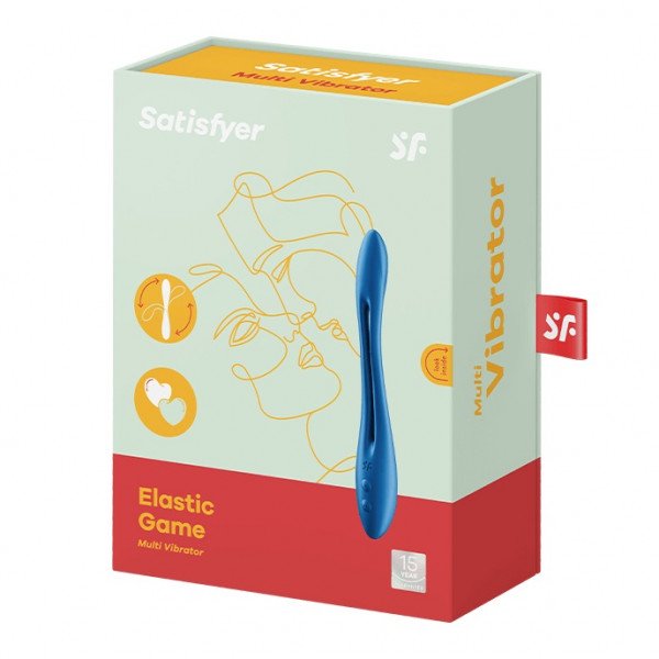 Satisfyer Elastic Joy Multi Vibrator Blue Multifunkciós