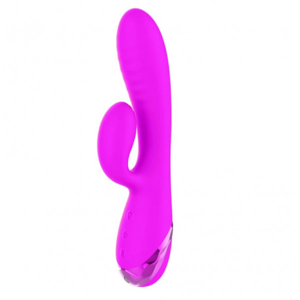 Rabbit Inflatable Sahara Vibrator, 10 Vibration Modes, Silicone, Magnetic USB, Purplish 19.5 cm 26427885005076 Multifunkciós