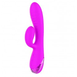Rabbit Inflatable Sahara Vibrator, 10 Vibration Modes, Silicone, Magnetic USB, Purplish 19.5 cm 26427885005076 Multifunkciós Multifunkciós