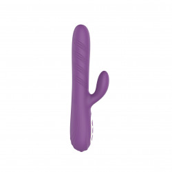 Lizzie Rabbit Vibrator, Vibrating&Twisting, 10+4 Stimulating Modes, Silicone, Magnetic USB, Purple, 24 cm 6427885002099 Multifunkciós