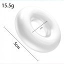 Penis Ring Be Strong no.3, TPE, Transparent,  Mighty Warrior 6427885002228 Gyűrűk