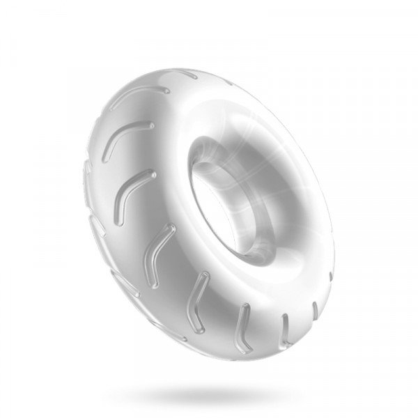 Penis Ring Be Strong no.2, TPE, Transparent, Guilty Toys, Mighty Warrior  6427885002211 Gyűrűk