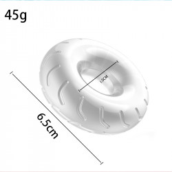 Penis Ring Be Strong no.2, TPE, Transparent, Guilty Toys, Mighty Warrior  6427885002211 Gyűrűk