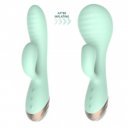 Rabbit Inflatable Sahara Vibrator, 10 Vibration Modes, Silicone, Magnetic USB, Green, 19.5 cm, Sensations 6427885005083 Multifunkciós