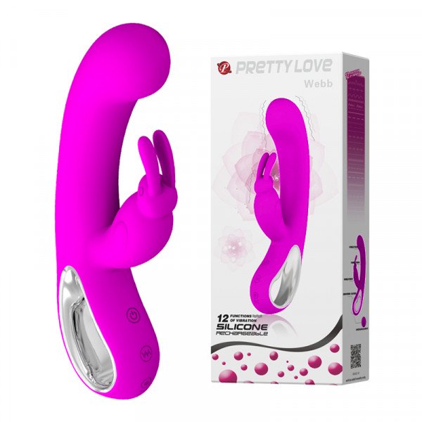 PRETTY LOVE - WEBB, PINK, USB, 12 function Multifunkciós