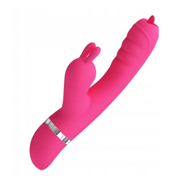 Vibrator Phoenix Licking & Sucking Silicon Pink 20.2 Cm  6959532326246 Multifunkciós