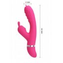 Vibrator Phoenix Licking & Sucking Silicon Pink 20.2 Cm  6959532326246 Multifunkciós