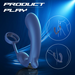 Stimulator Adolf, Remote Control, Vibrating&Sliding, Silicon, USB  5000128053891 Anál