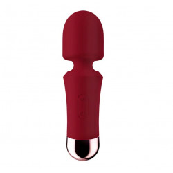 Mini Charming Wand Vibrator, 10 Vibration Modes, Silicone, USB, Red, 12.5 cm  6427885004673 Multifunkciós Multifunkciós