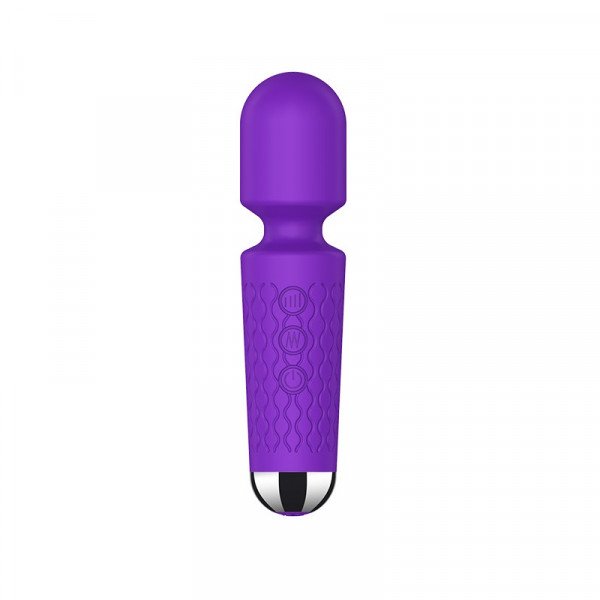 Luna Small Massage Vibrator 20 Vibration Modes+8 Speed ​​Intensities, USB, Silicone, Purple, 15 cm  6427885006301 Multifunkciós